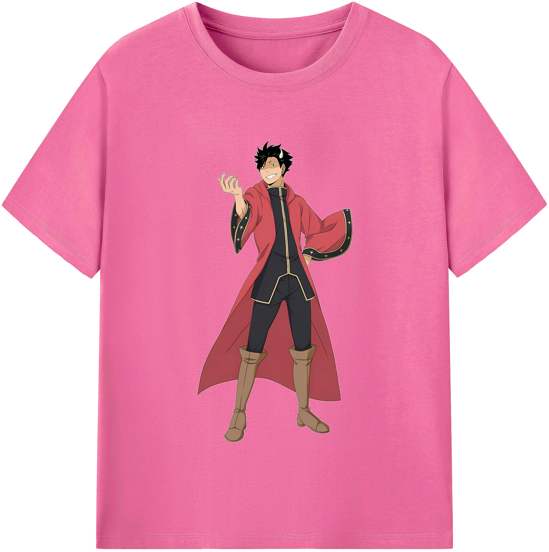 （画像用） ハイキュー!! Haikyu!! レディースカジュアルプリントTシャツ（綿100％）